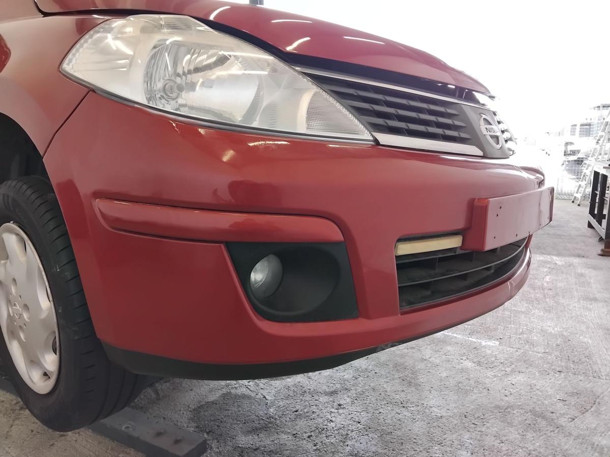 Nissan Tiida C11 original Sto&szlig;stange Sto&szlig;f&auml;nger vorn BJ2009 NAC New Red Metallic