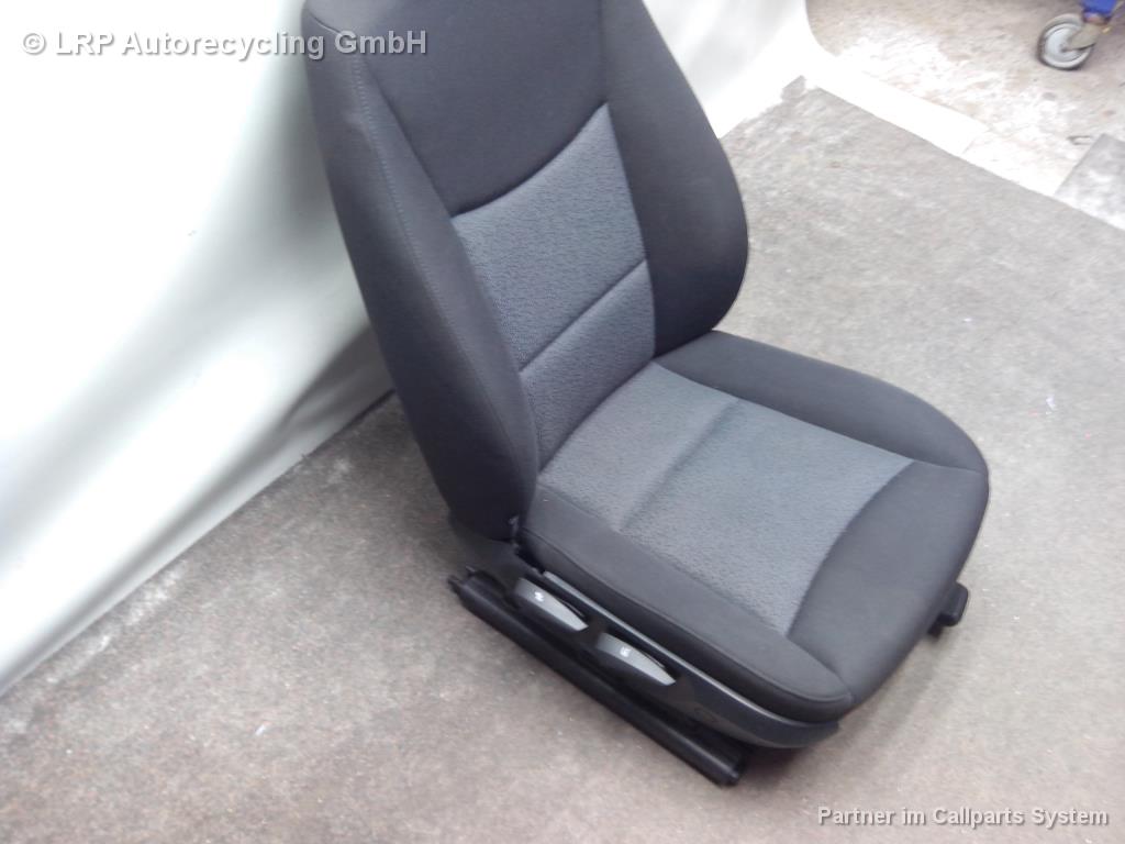 Beifahrersitz Sitz rechts BMW 3er E90 E91 LCI Stoff Schwarz mit Airb,  123,10 €