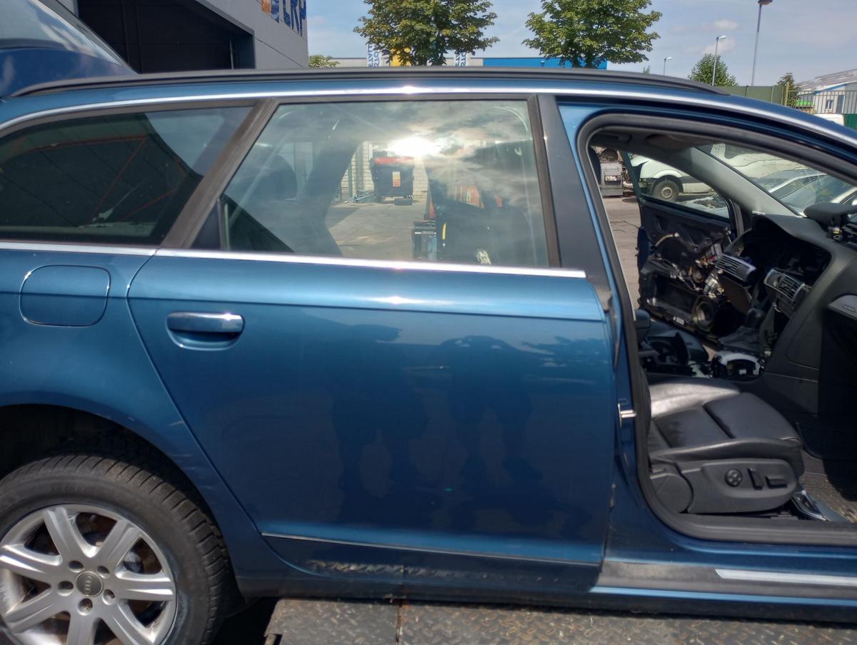 Audi A6 Avant 4F original Tür hinten rechts Fond (Roh) Z5B Stratosblau Bj 2005