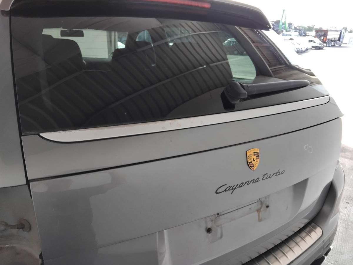 Porsche Cayenne 9PA Turbo Heckklappe LD7Z Titanium inkl. Scheibe dunkel BJ2003