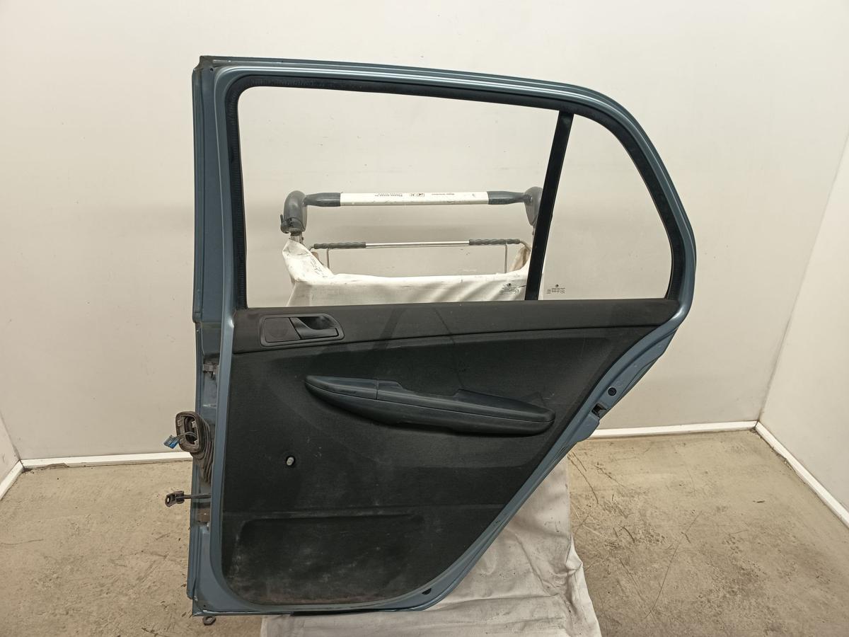 Skoda Fabia 6Y Limo ab 2004 original Tür hinten rechts LF7U-Stone Grey Metallic