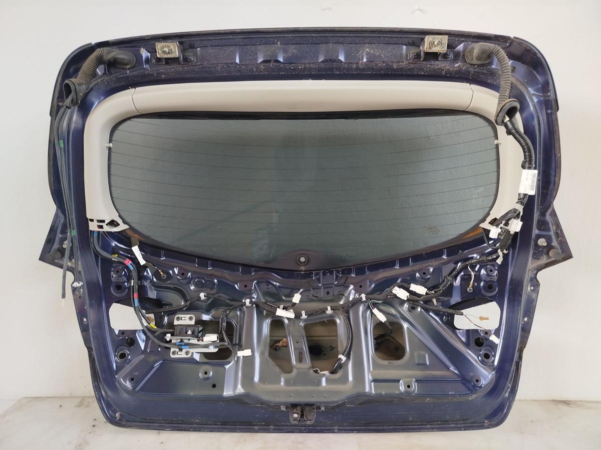 Nissan Pulsar C13M Heckklappe inkl Heckscheibe Rohbau RBR Blue Perl große Delle