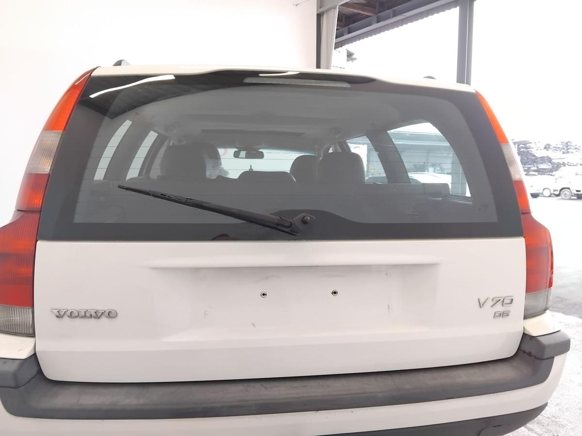 Volvo V70 II Kombi Heckklappe weiss White Solid mit Heckscheibe BJ2002