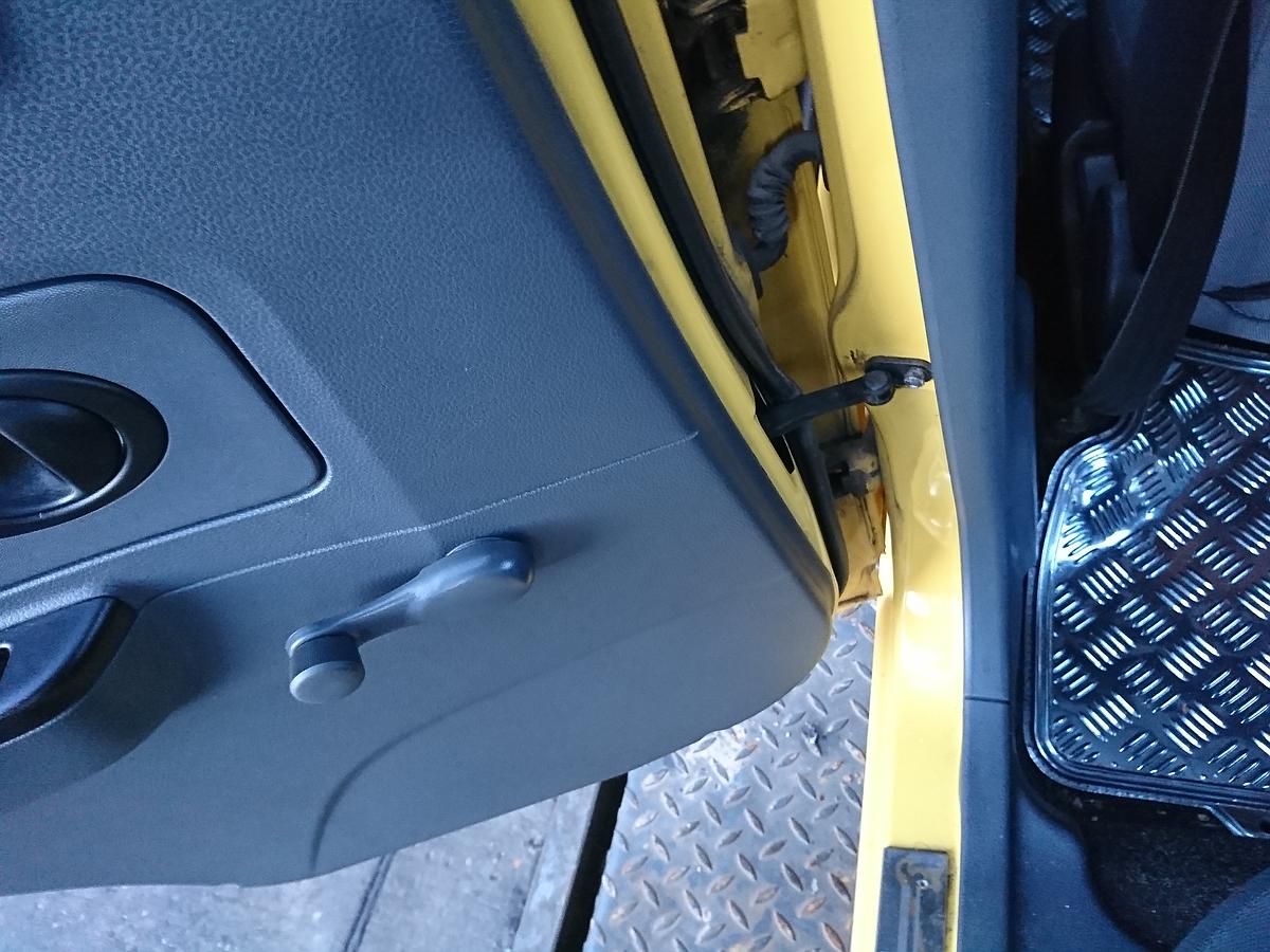 Chevrolet Matiz II 2 orig Tür hinten rechts electric yellow Bj 2008