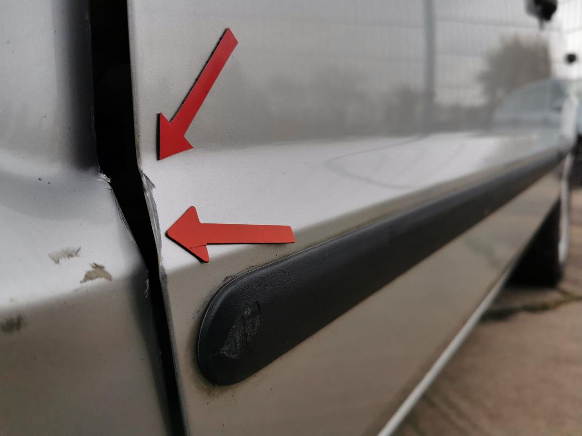 Ford Fusion JU2 Beifahrertür Tür Autotür vorn links Rohbautür Polar Silber met