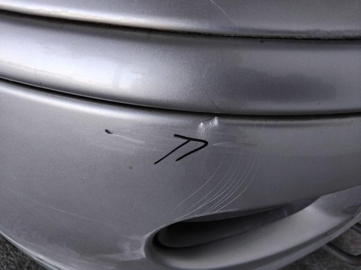Nissan Micra K11 original Stossfänger Stoßstange vorn Facelift BJ2001 KL0 silvermetallic