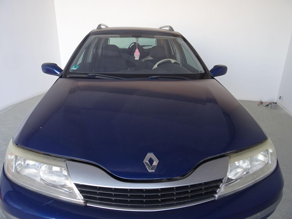 Renault Laguna 2 original Motorhaube TED44-bleu odyssee Bj.2002