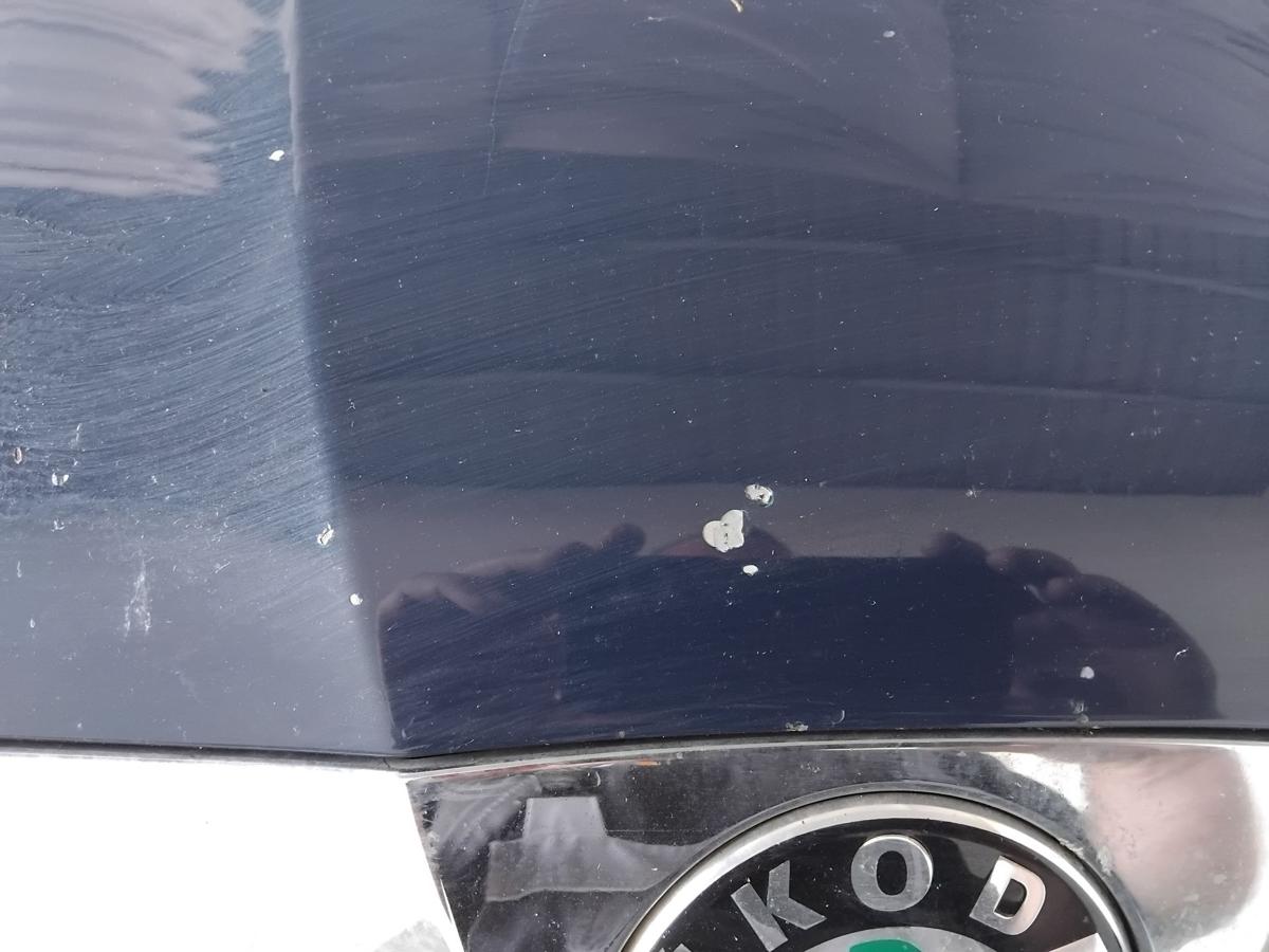 Skoda Fabia 2 5J Facelift Motorhaube Deckel vorn pacific blue LF5A BJ2011