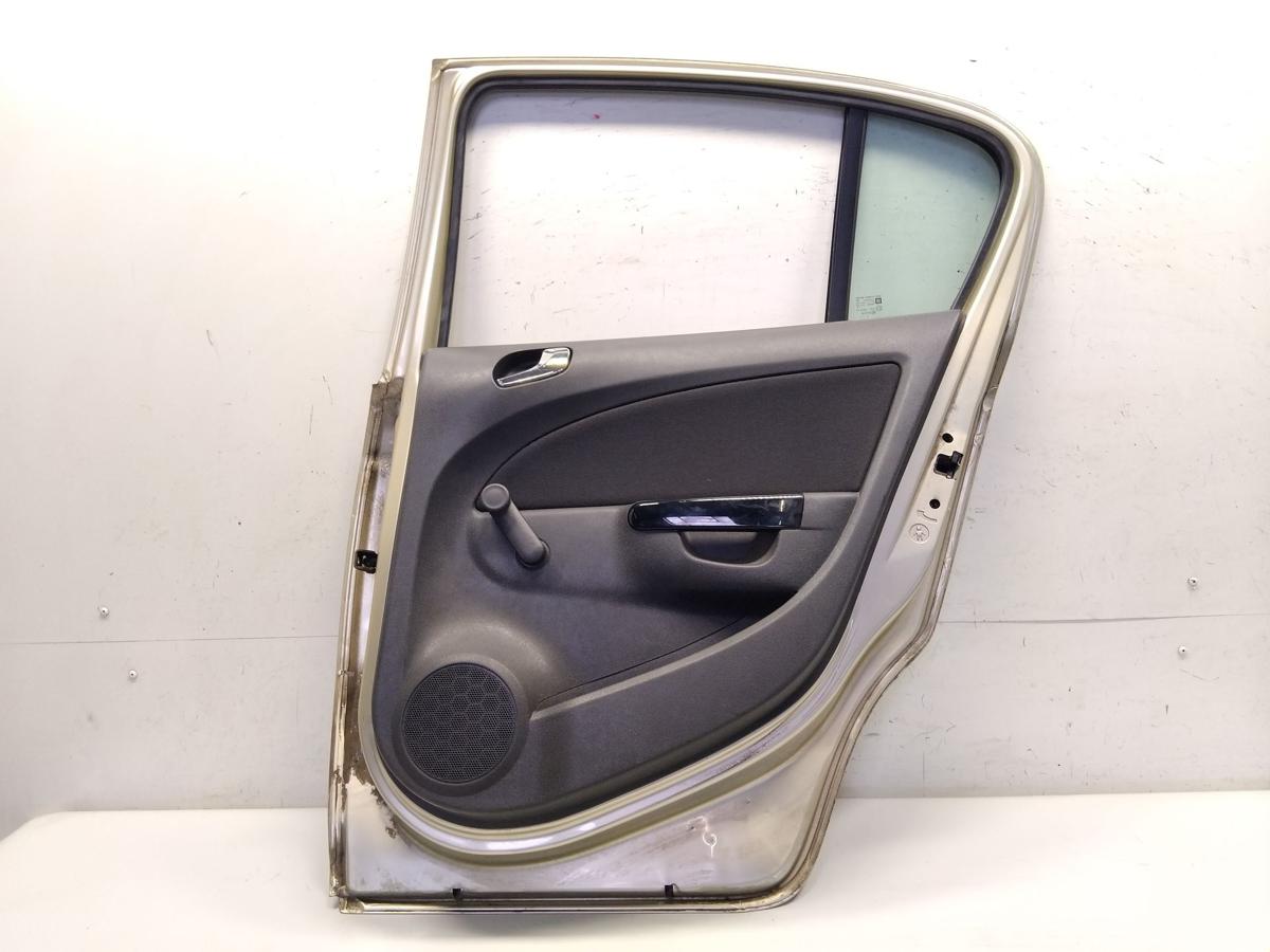 Opel Corsa D Tür hinten rechts champagnersilber Z40M Bj.2006