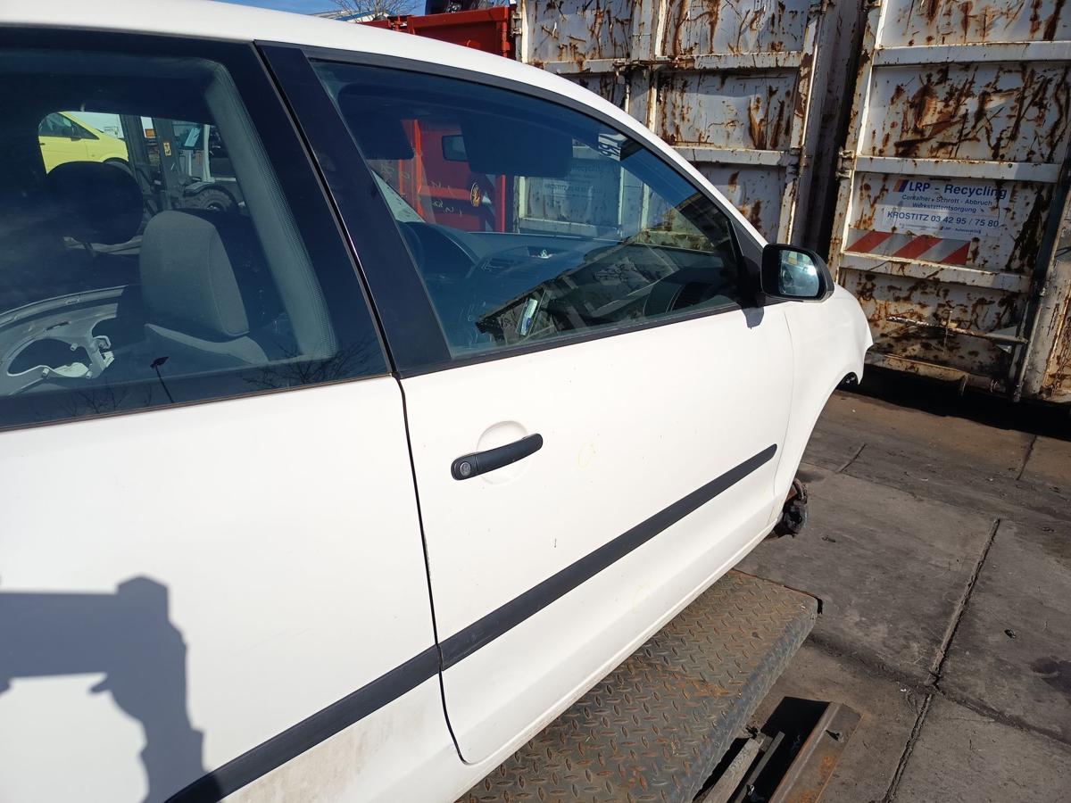 VW Polo 9N3 original T&uuml;r rechts Beifahrer 3t&uuml;rer B9A Candywei&szlig; Bj 2009