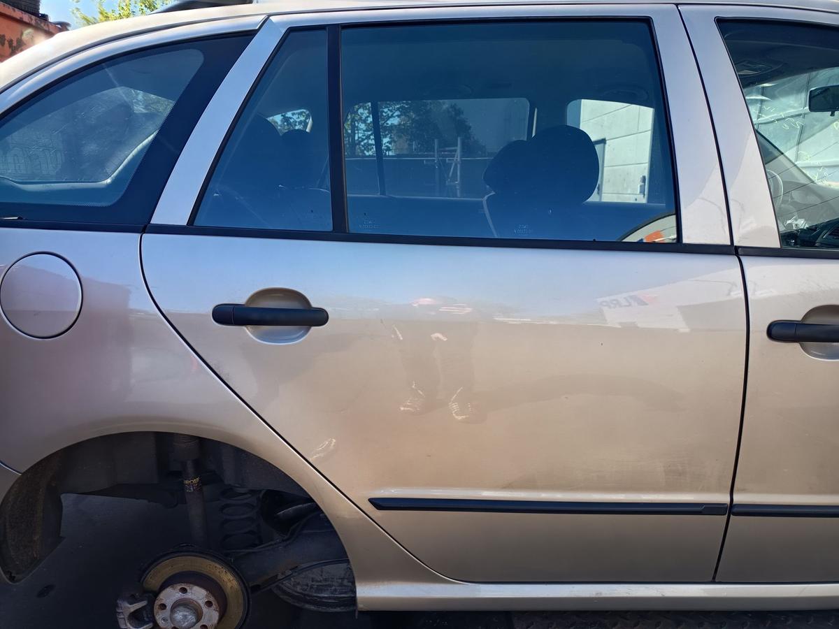 Skoda Fabia 6Y Kombi original T&uuml;r hinten rechts 9201 Sahara Beige Bj 2004