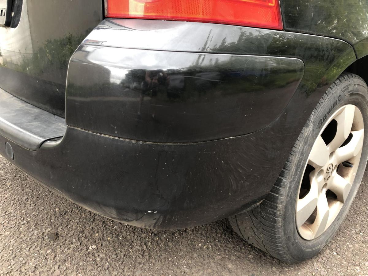Peugeot 307 SW 3E 3H Sto&szlig;f&auml;nger hinten Hecksch&uuml;rze Kombi ohne PDC EXL schwarz