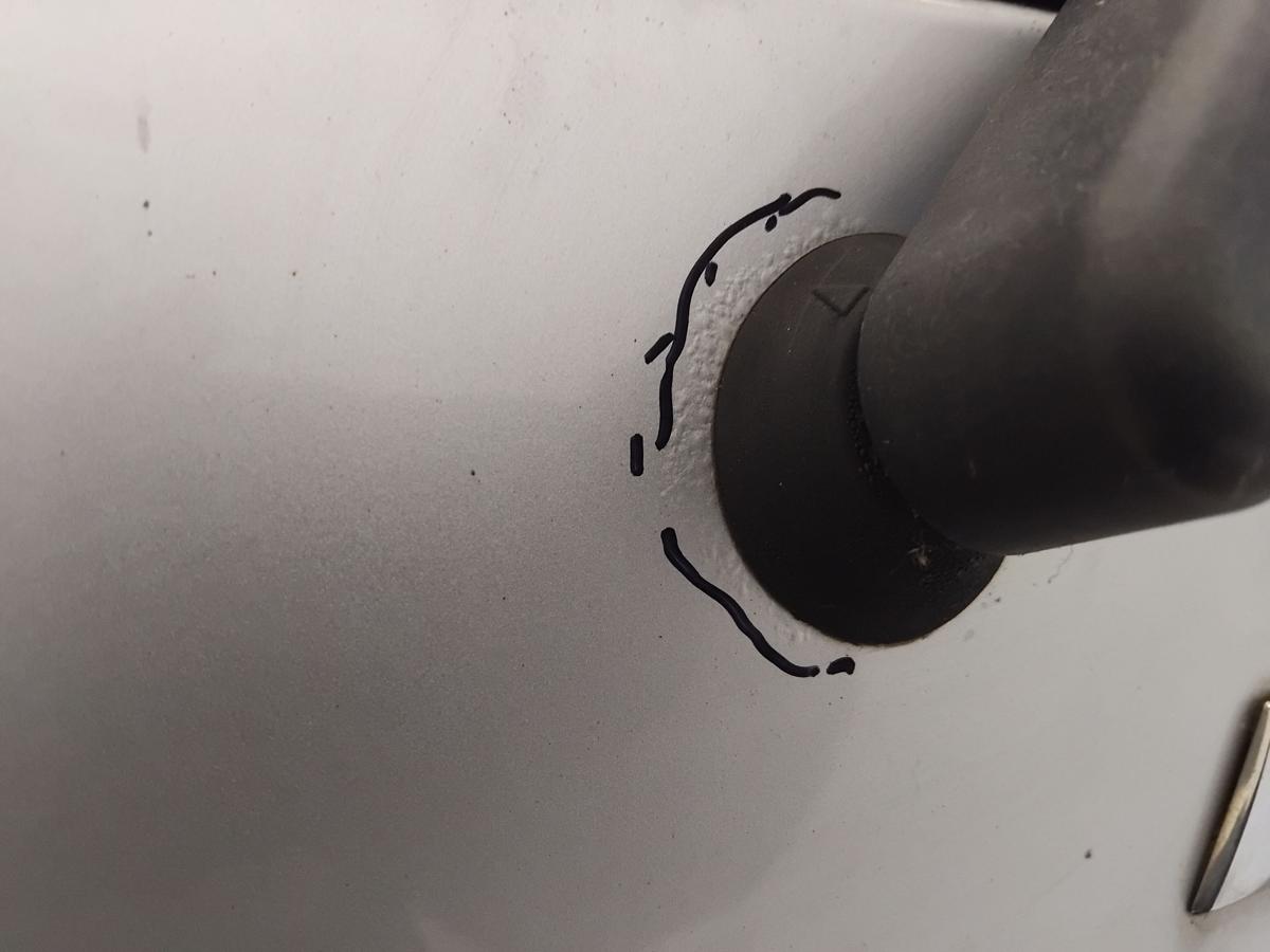 Mitsubishi Colt Z30 Heckklappe 5-T&uuml;rer A50 Haag silber inkl.Heckscheibe BJ2007