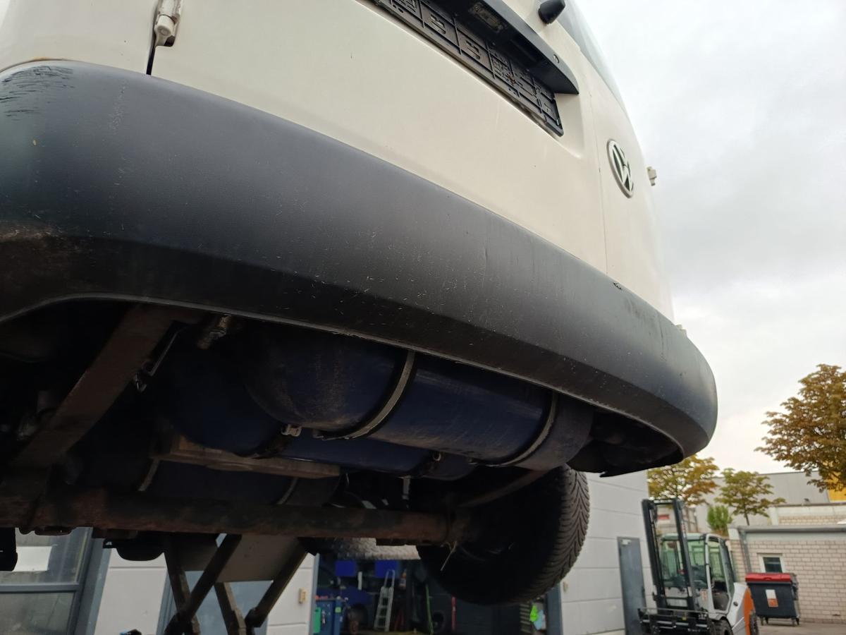 VW Caddy III original Sto&szlig;stange F&auml;nger hinten Heck unlackiert Bj 2012