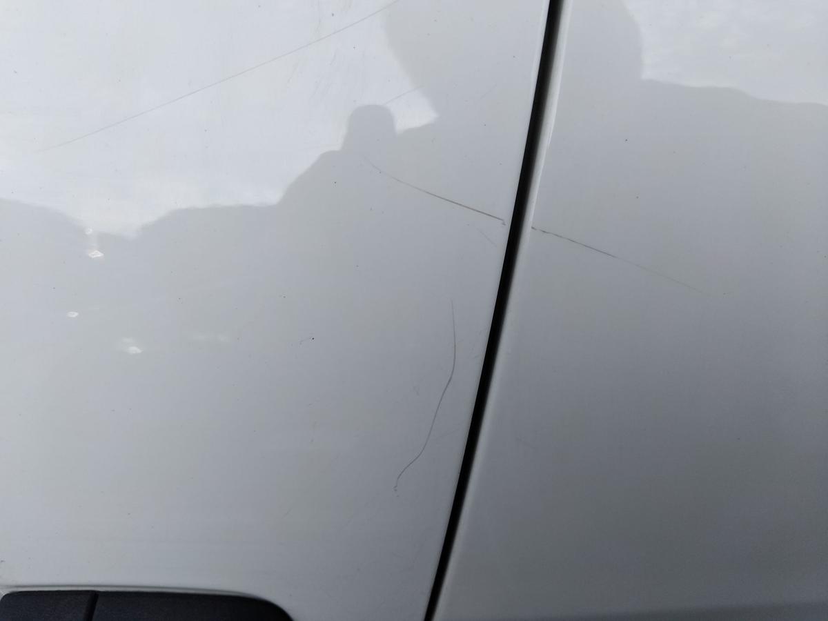 Citroen C1 II Tür vorn links Fahrerseite weiss KWD Lipizzan White 5-türig BJ2014