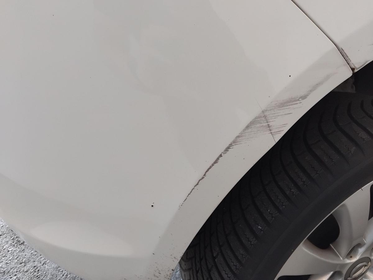 Opel Meriva B original Stoßfänger Stoßstange hinten casablancaweiss PDC BJ2011