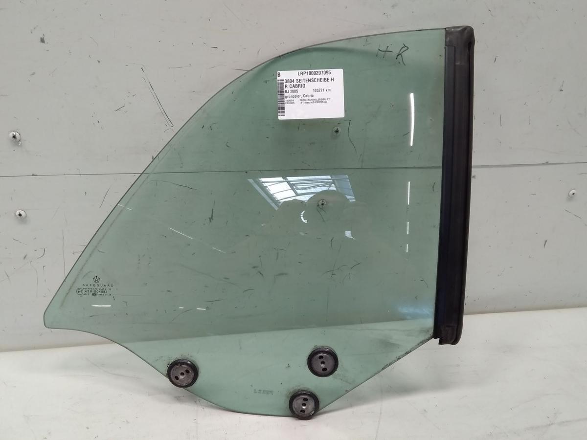 Chrysler PT Cruiser Cabrio Seitenscheibe hinten rechts gr&uuml;ncolor Bj.2005