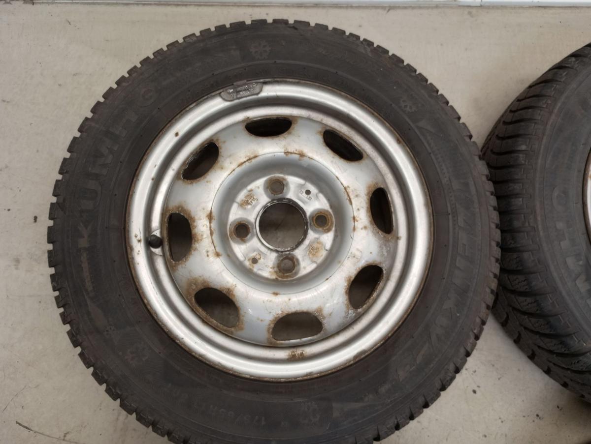 VW Polo 6N orig Stahlfelgensatz 5,5x13 ET43 mit Winterreifen 13 Zoll