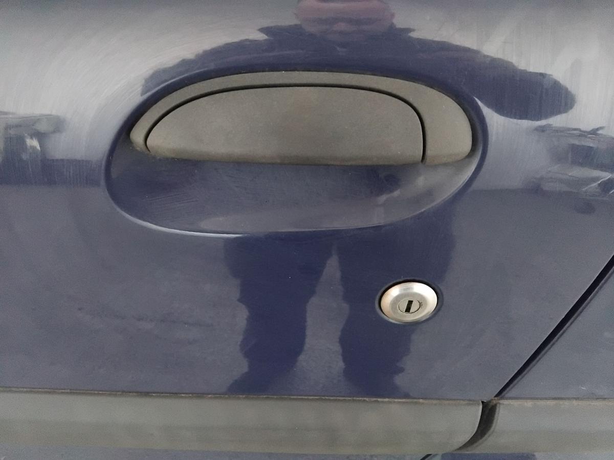 Renault Clio 2 T&uuml;r vorn links Fahrert&uuml;r 3-t&uuml;rig dunkelblaumet. BJ2006