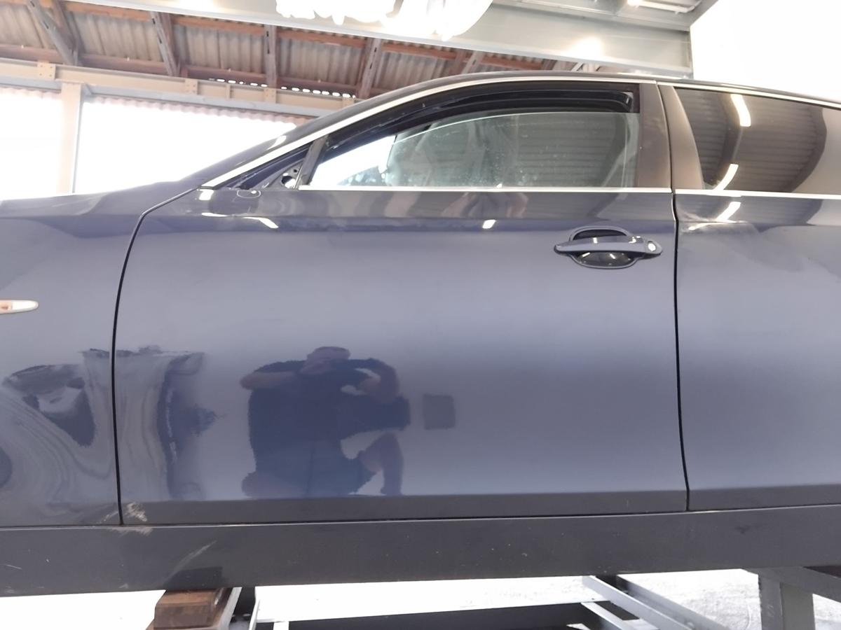 BMW 5er E60 E61 T&uuml;r vorn links Fahrert&uuml;r mysticblaumetallic BJ2003 Mangel