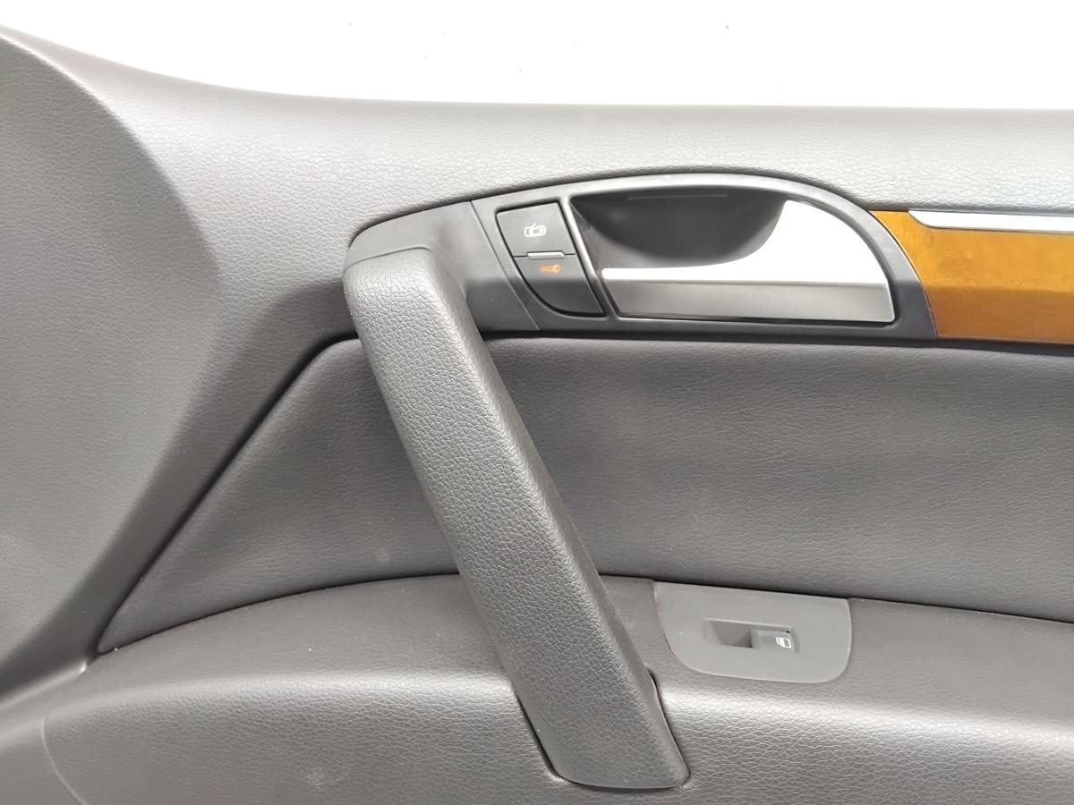 Audi Q7 4L original T&uuml;rverkleidung T&uuml;r vorn rechts BOSE Kunstleder Soul schwarz