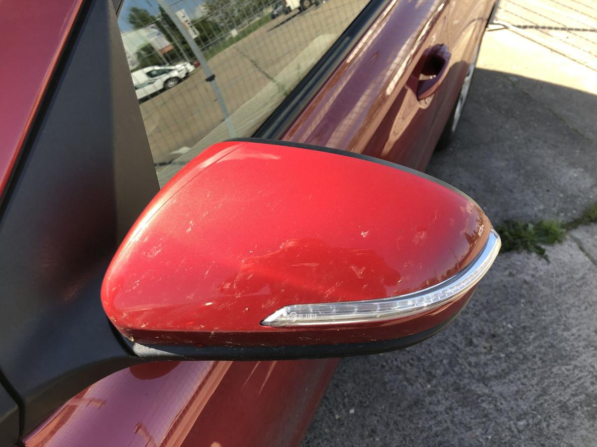Hyundai i20 GB Au&szlig;enspiegel links Spiegel elektrisch anklappbar Passion Red OR