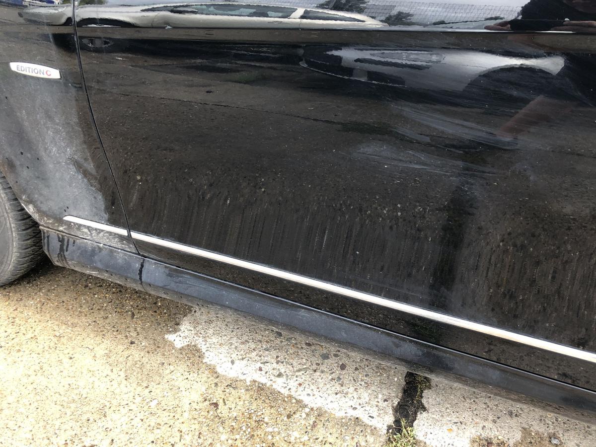 Mercedes C-Klasse W204 Mopf T&uuml;r vorn links Fahrert&uuml;r im Rohbau 040 Schwarz Uni