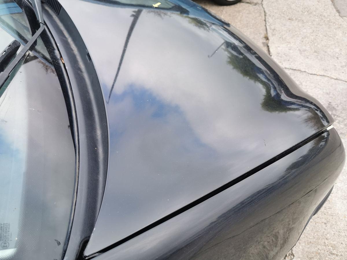 VW Polo 9N1 Motorhaube Haube Klappe Deckel Bonnet vorn L041 Brillantschwarz TEXT