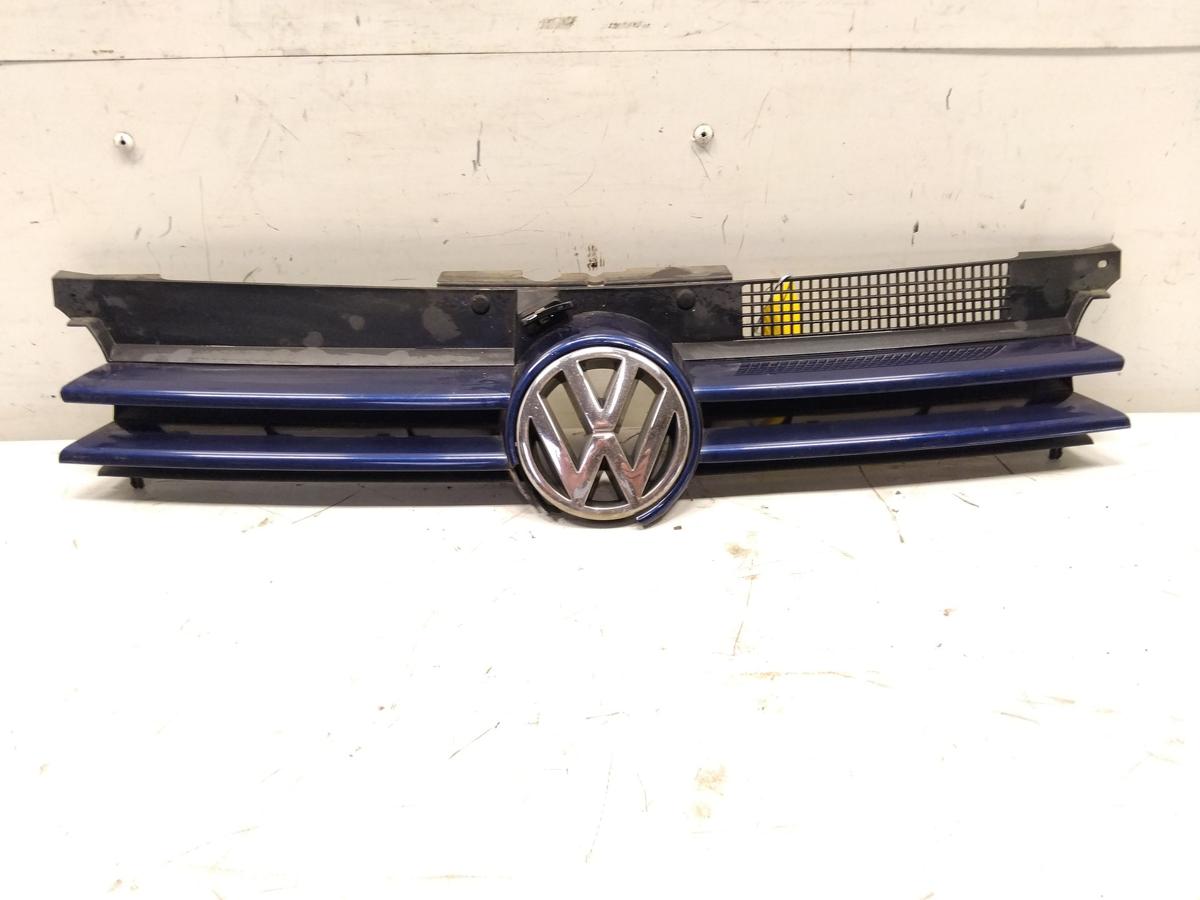 VW Golf 4 original Kühlergrill indigoblaumetallic LB5N mit Emblem Bj.2001