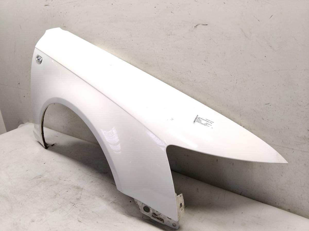 Audi A6 4F original Kotfl&uuml;gel vorn rechts Alu ibisweiss LY9C Bj.2008