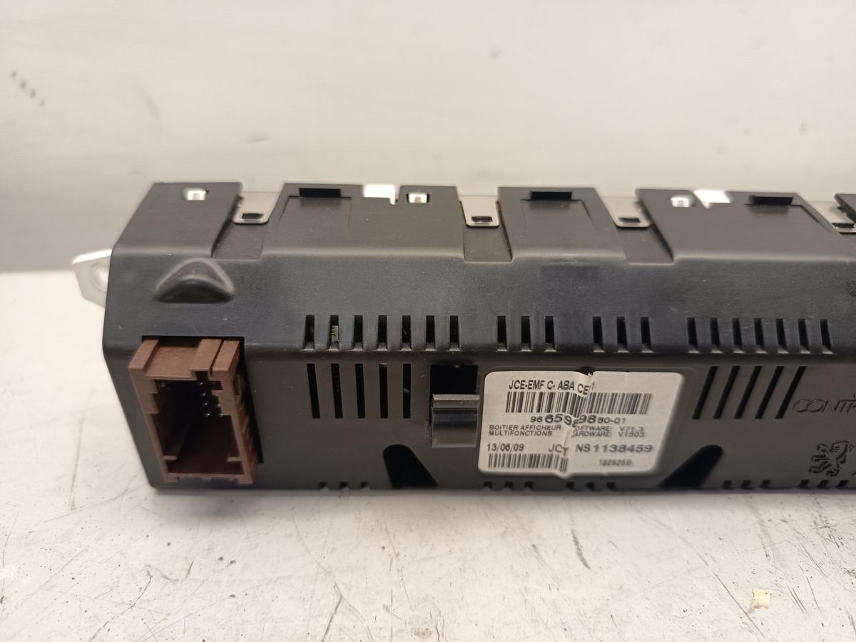 Citroen C4 original Display Bildschirm Radio 9665989880 Bj 2009