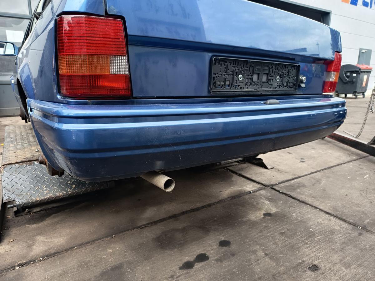 Ford Escort Cabrio IV MK4 ALF orig Stoßstange hinten Stoßfänger KA9 Blau Bj 1989