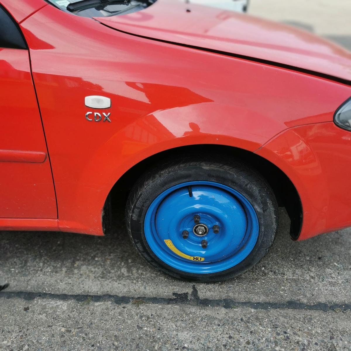 Chevrolet Lacetti KLAN Kotflügel Fender Seitenwand vorn rechts GGE Super Red