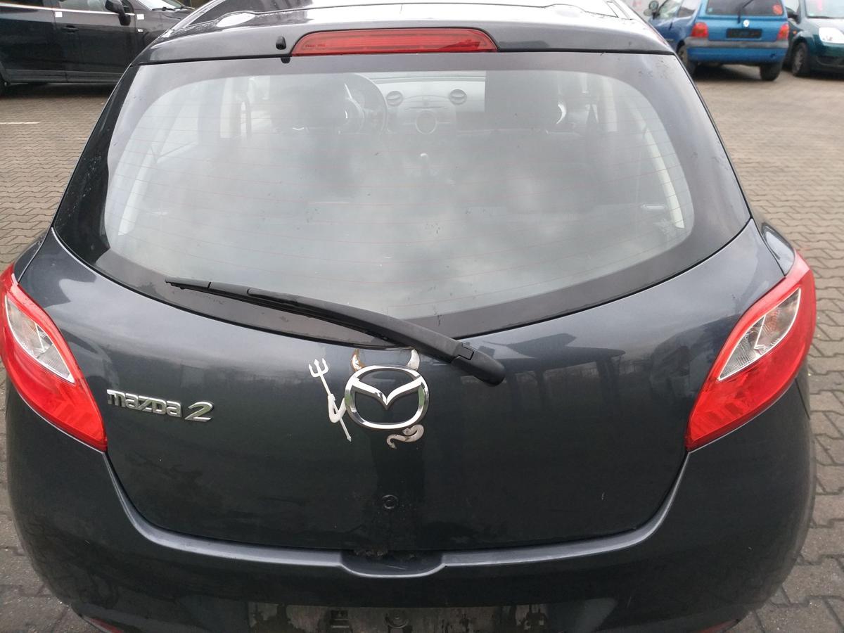 Mazda 2 DE original Heckklappe mit Heckscheibe Graumetallic Bj.2009