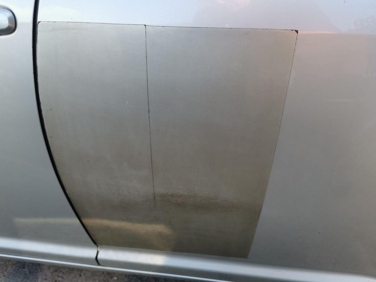 Toyota Avensis T25 Kombi Tür Autotür Fondtür hinten links 1C0 Radiant Silver ROH