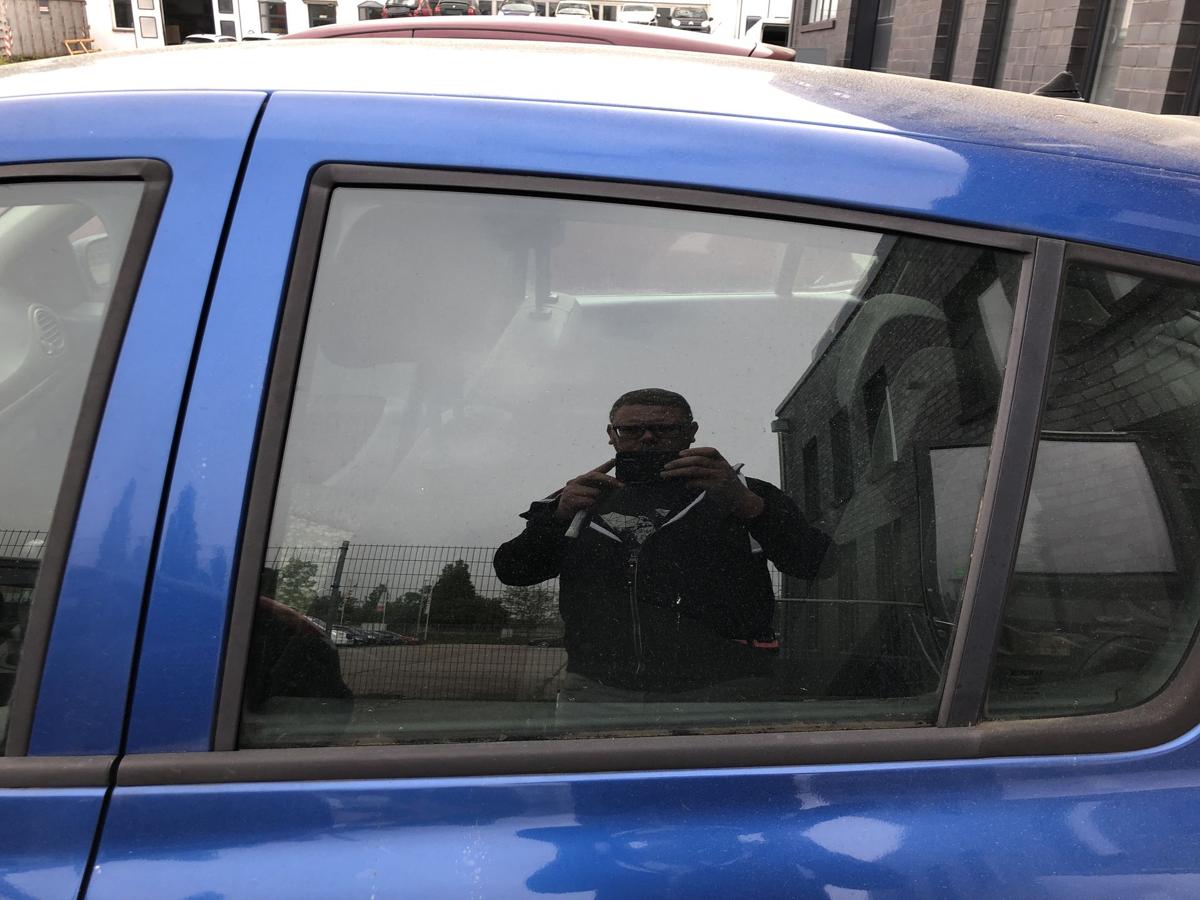 Renault Clio 3 Typ BR T&uuml;rscheibe hinten links Scheibe nur 5 t&uuml;rig Colorglas