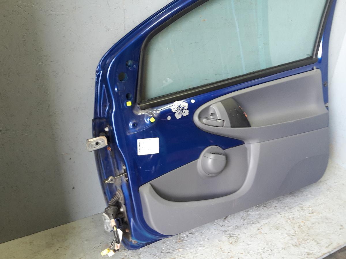 Peugeot 107 orig. Tür vorn rechts für elektr Fensterheber 3TRG KNR-Blau Bj 2006