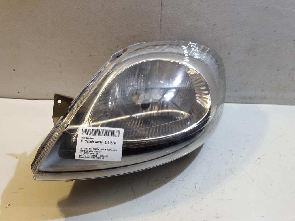 Opel Vivaro BJ 2004 Scheinwerfer links 91165719 Lampe VALEO