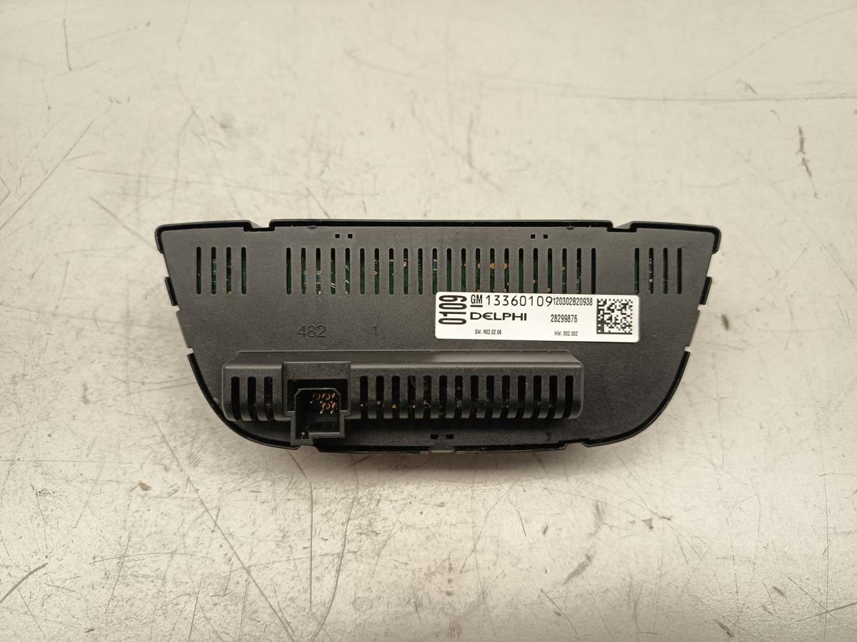 Opel Meriva B original Heizungsbet&auml;tigung Klima 13346091 Baujahr 2012