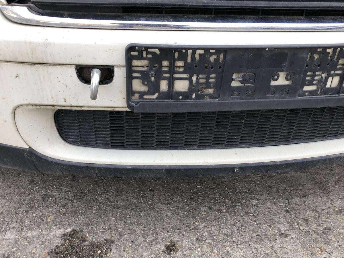 BMW Mini R56 Sto&szlig;f&auml;nger vorne Bumper Stossstange PEPPER WHITE Nebelscheinwerfer
