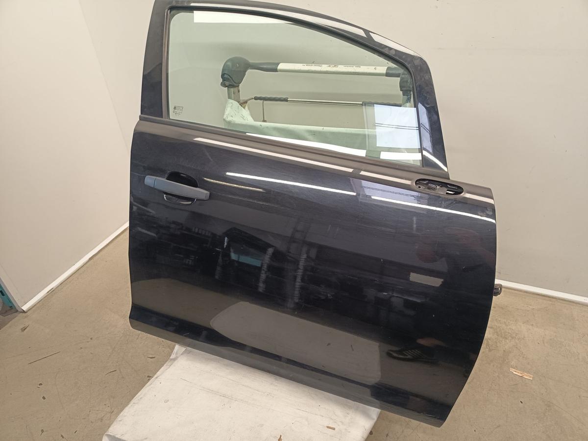 Opel Corsa-D original Tür rechts vorn Z20R-Saphirschwarz ohne Spiegel EZ2009