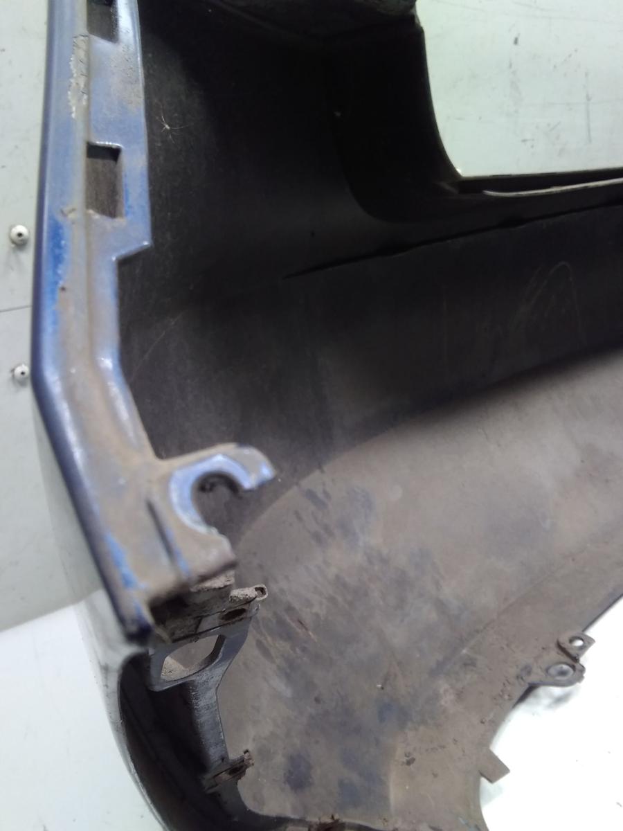 Skoda Fabia 2 5J Limo original Stoßfänger Stoßstange hinten stormblau Bj.2008