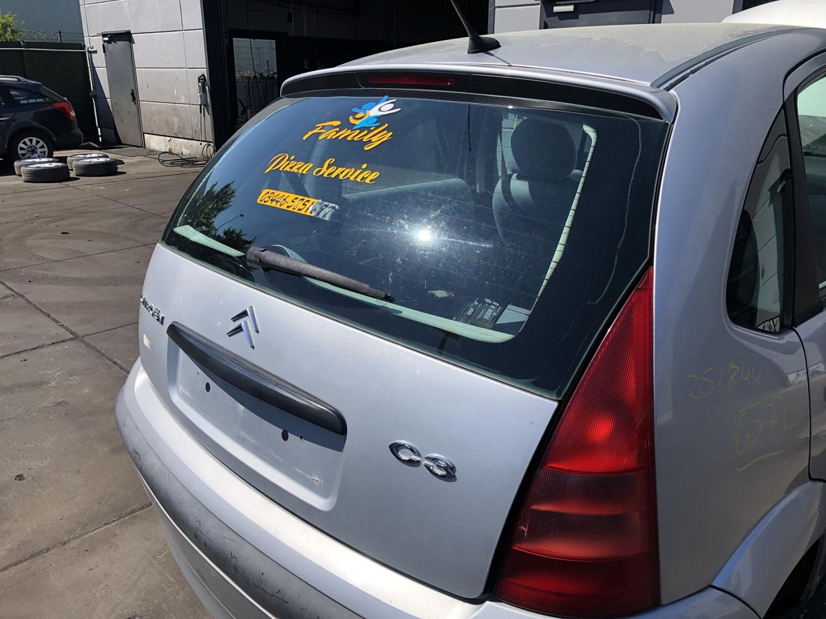 Citroen C3 original Heckklappe mit Scheibe EZR Alugrau Bj 2003