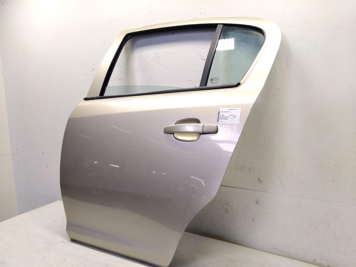 Opel Corsa D Tür hinten links champagnersilber Z40M BJ2008