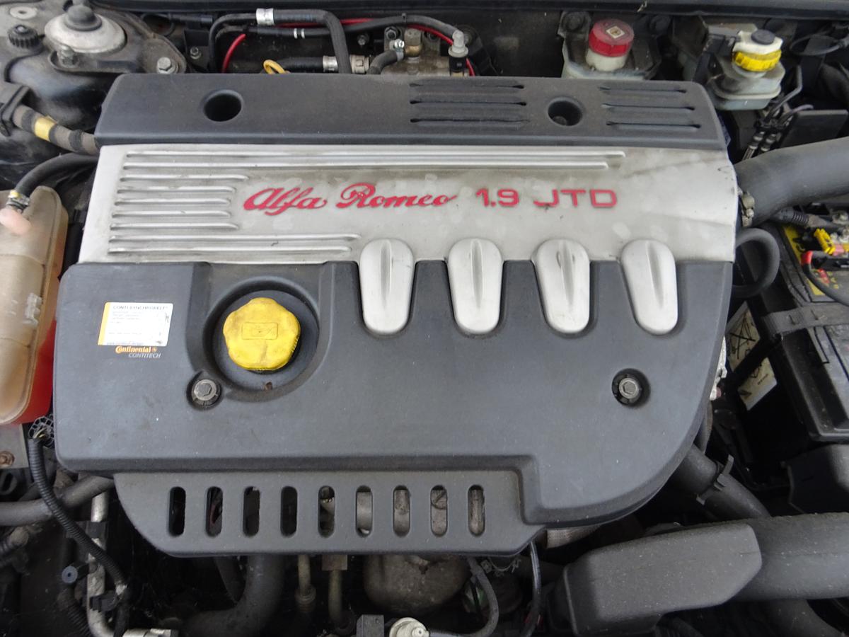 Alfa Romeo 156 Bj.2004 original Motor 937A2000 1,9JTD 85KW mit Test