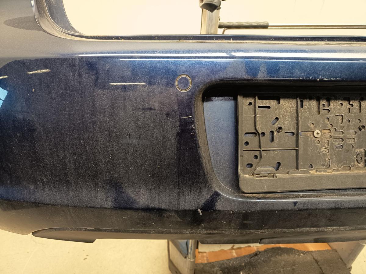 VW Golf VI 5K1 original Sto&szlig;stange F&auml;nger hinten D5Q Shadow Blue Bj 2011