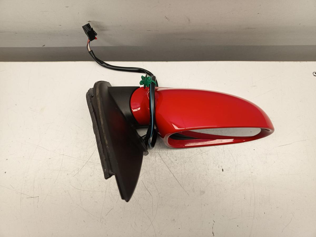 VW Golf V orig Au&szlig;enspiegel rechts Beifahrer elektrisch LY3D Tornadorot Bj 2004