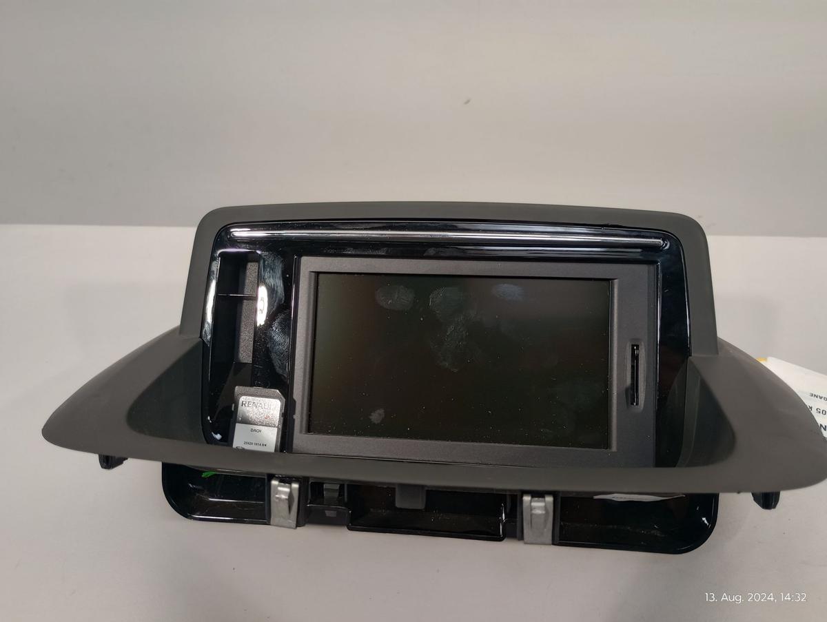 Renault Megane III 3 orig Navi Display Monitor Bildschirm SD Card Bj 2012