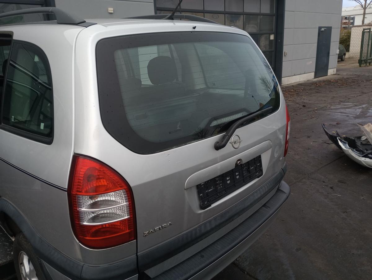 Opel Zafira A original Heckklappe mit Scheibe Z157 Starsilber Bj 2004