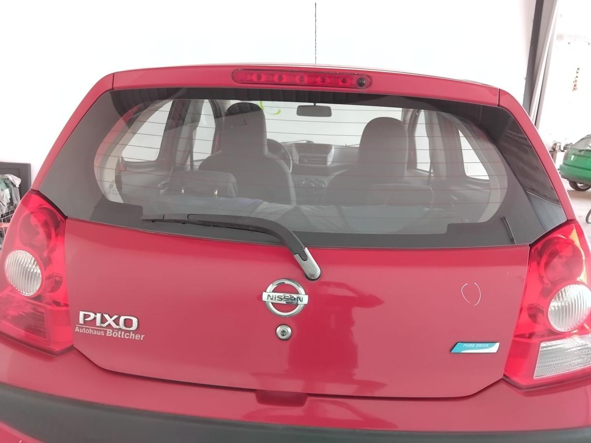 Nissan Pixo Heckklappe Z9T Bright Red inkl. Heckscheibe BJ2010